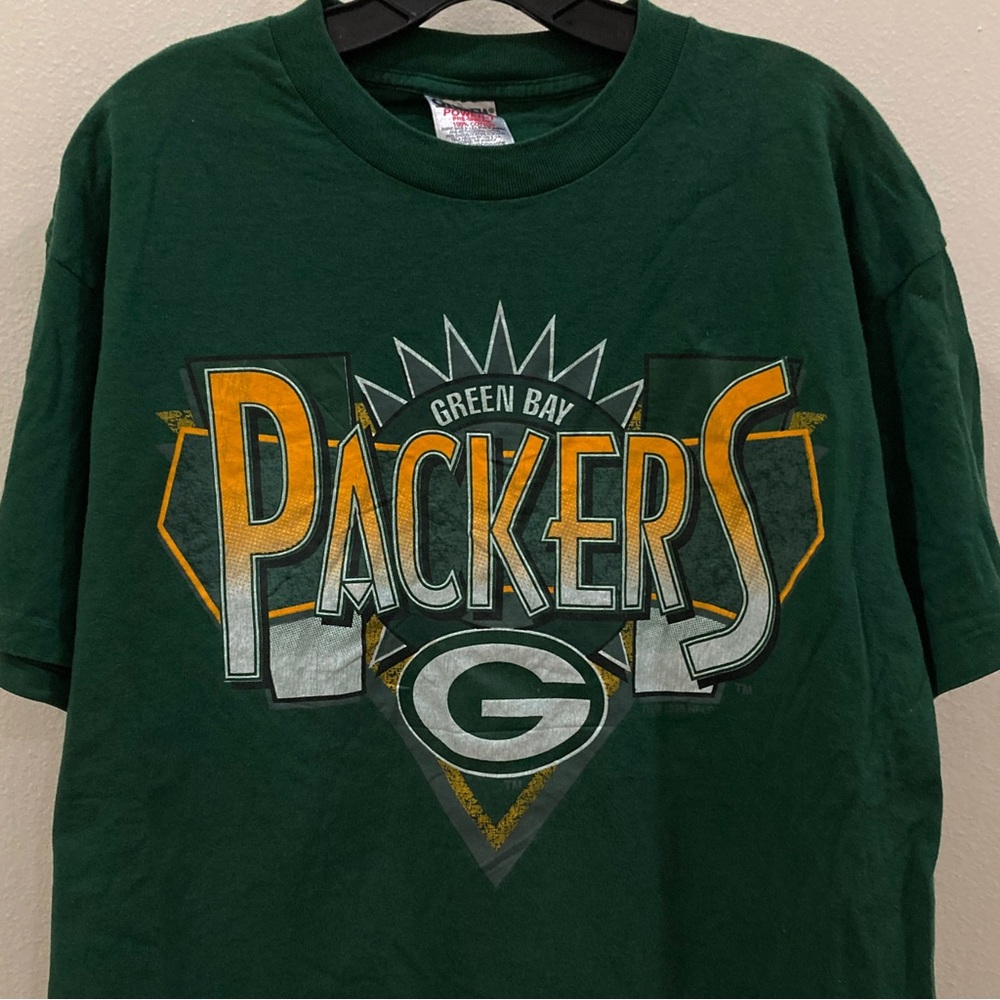 Vintage 90s Green Bay Packers Single Stitch Oneita Tee